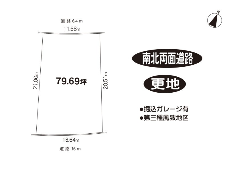 奈良市佐保台3丁目　土地｜奈良シティハウス㈱